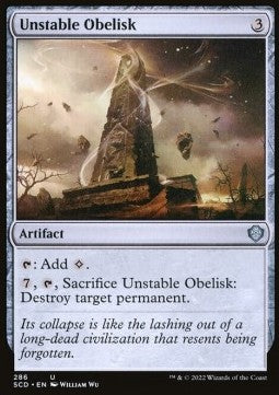 Unstable Obelisk⁣ - Starter Commander Decks⁣ (Uncommon)⁣ [286]