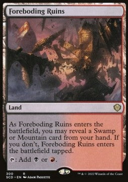Foreboding Ruins⁣ - Starter Commander Decks⁣ (Rare)⁣ [300]