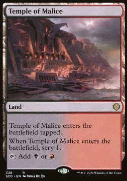 Temple of Malice⁣ - Starter Commander Decks⁣ (Rare)⁣ [326]