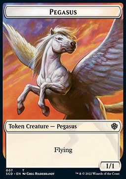 Pegasus Token (W 1/1) // Thopter Token (UA 1/1)⁣ - Starter Commander Decks⁣ (Token)⁣ [T 7/11]