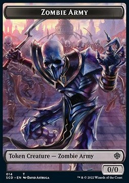 Zombie Army Token (B 0/0) // Zombie Army Token (B 0/0)⁣ - Starter Commander Decks⁣ (Token)⁣ [T 14/14]