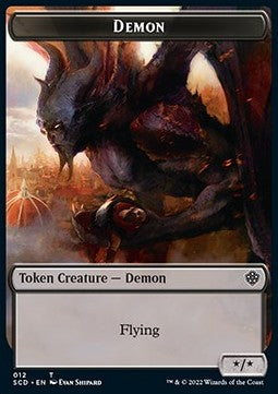 Demon Token (B */*) // Demon Token (B */*)⁣ - Starter Commander Decks⁣ (Token)⁣ [T 12/12]