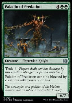 Paladin of Predation⁣ - Phyrexia: All Will Be One⁣ (Uncommon)⁣ [178]
