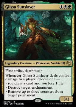 Glissa Sunslayer⁣ - Phyrexia: All Will Be One⁣ (Rare)⁣ [202]
