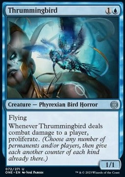Thrummingbird⁣ - Phyrexia: All Will Be One⁣ (Uncommon)⁣ [72]