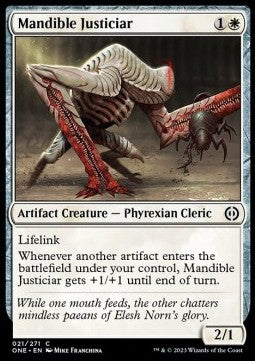 Mandible Justiciar⁣ - Phyrexia: All Will Be One⁣ (Common)⁣ [21]