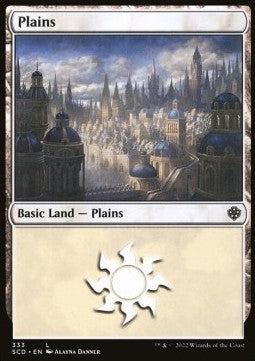 Plains (V.1)⁣ - Starter Commander Decks⁣ (Land)⁣ [333]