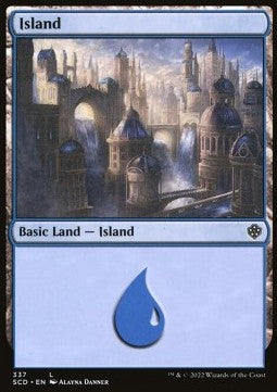 Island (V.1)⁣ - Starter Commander Decks⁣ (Land)⁣ [337]