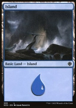 Island (V.3)⁣ - Starter Commander Decks⁣ (Land)⁣ [339]