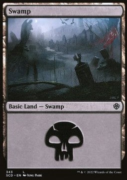 Swamp (V.3)⁣ - Starter Commander Decks⁣ (Land)⁣ [343]