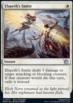 Elspeth's Smite⁣ - March of the Machine⁣ (Uncommon)⁣ [13]