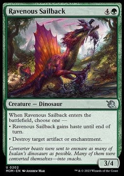 Ravenous Sailback⁣ - March of the Machine⁣ (Uncommon)⁣ [202]