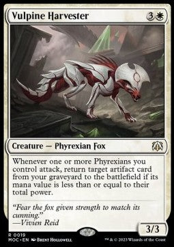 Vulpine Harvester⁣ - Commander: March of the Machine⁣ (Rare)⁣ [19]