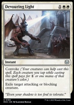 Devouring Light⁣ - Commander: March of the Machine⁣ (Uncommon)⁣ [180]