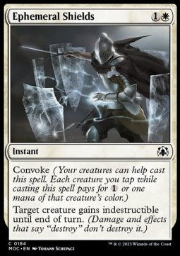 Ephemeral Shields⁣ - Commander: March of the Machine⁣ (Common)⁣ [184]