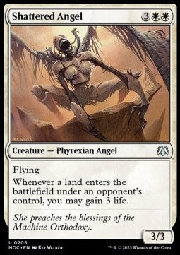 Shattered Angel⁣ - Commander: March of the Machine⁣ (Uncommon)⁣ [206]