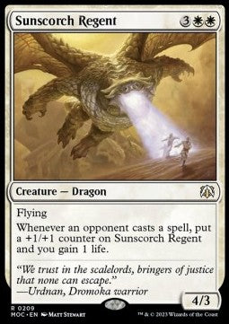 Sunscorch Regent⁣ - Commander: March of the Machine⁣ (Rare)⁣ [209]