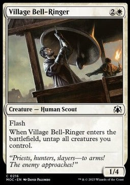 Village Bell-Ringer⁣ - Commander: March of the Machine⁣ (Common)⁣ [216]