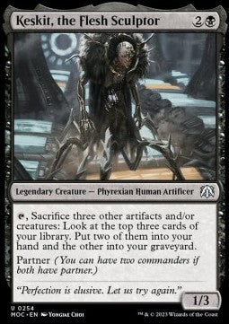 Keskit, the Flesh Sculptor⁣ - Commander: March of the Machine⁣ (Uncommon)⁣ [254]