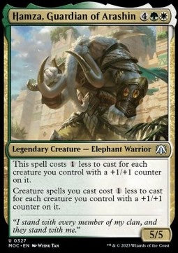 Hamza, Guardian of Arashin⁣ - Commander: March of the Machine⁣ (Uncommon)⁣ [327]