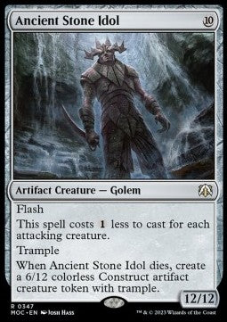 Ancient Stone Idol⁣ - Commander: March of the Machine⁣ (Rare)⁣ [347]