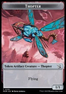 Thopter Token (Artifact 1/1)⁣ - March of the Machine: Extras⁣ (Token)⁣ [T19]