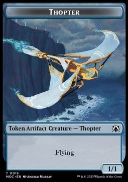 Thopter Token (U 1/1) // Gold Token