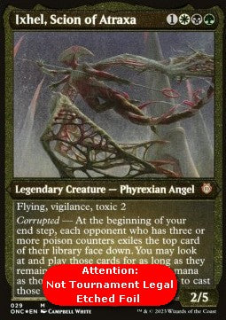 Ixhel, Scion of Atraxa (V.2) - Commander: Phyrexia: All Will Be One: Extras (Mythic) [XONC-29]