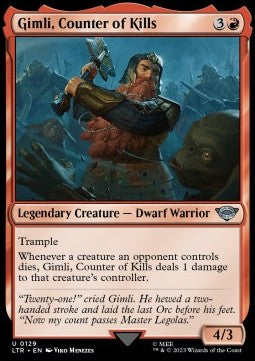 Gimli, Counter of Kills⁣ - The Lord of the Rings: Tales of Middle-earth⁣ (Uncommon)⁣ [129]