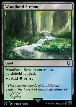 Woodland Stream⁣ - Commander: The Lord of the Rings: Tales of Middle-earth⁣ (Common)⁣ [347]