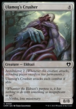 Ulamog's Crusher - Commander Masters (Common) [CMM-6]