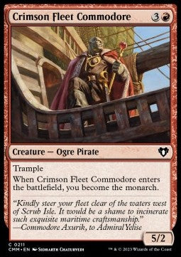 Crimson Fleet Commodore⁣ - Commander Masters⁣ (Common)⁣ [211]