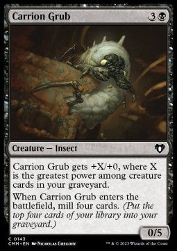 Carrion Grub⁣ - Commander Masters⁣ (Common)⁣ [143]