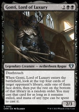 Gonti, Lord of Luxury⁣ - Commander Masters⁣ (Uncommon)⁣ [162]