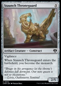 Staunch Throneguard⁣ - Commander Masters⁣ (Common)⁣ [412]