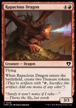 Rapacious Dragon⁣ - Commander Masters⁣ (Common)⁣ [248]