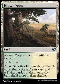 Krosan Verge⁣ - Commander Masters: Extras⁣ (Uncommon)⁣ [1008]