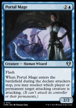 Portal Mage⁣ - Commander Masters⁣ (Uncommon)⁣ [112]