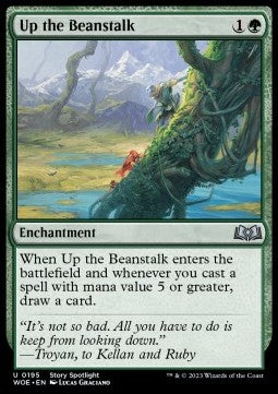 Up the Beanstalk⁣ - Wilds of Eldraine⁣ (Uncommon)⁣ [195]