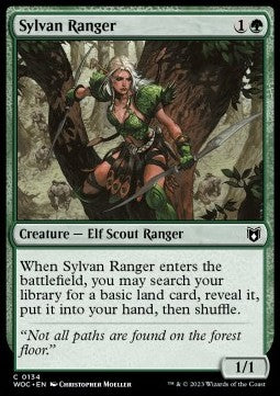 Sylvan Ranger - Commander: Wilds of Eldraine (Common) [WOC-134]