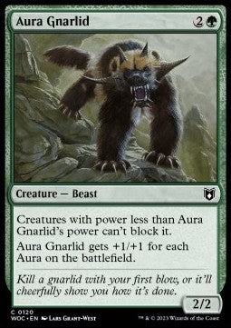Aura Gnarlid⁣ - Commander: Wilds of Eldraine⁣ (Common)⁣ [120]