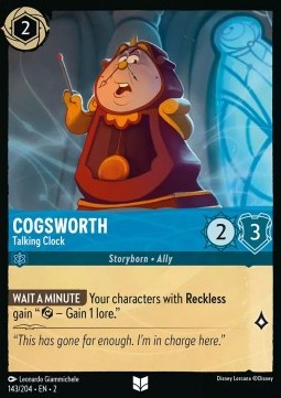 Cogsworth - Talking Clock⁣ - Rise of the Floodborn⁣ (Uncommon)⁣ [143]