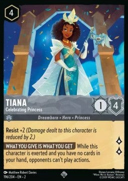 Tiana - Celebrating Princess⁣ - Rise of the Floodborn⁣ (Super Rare)⁣ [196]