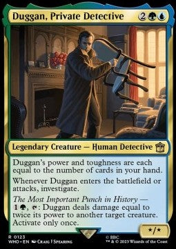 Duggan, Private Detective⁣ - Universes Beyond: Doctor Who⁣ (Rare)⁣ [123]