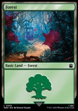 Forest (V.2)⁣ - Universes Beyond: Doctor Who⁣ (Land)⁣ [205]