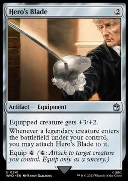 Hero's Blade⁣ - Universes Beyond: Doctor Who⁣ (Uncommon)⁣ [241]