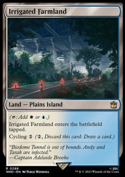 Irrigated Farmland⁣ - Universes Beyond: Doctor Who⁣ (Rare)⁣ [288]