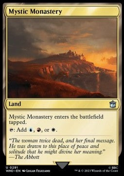 Mystic Monastery⁣ - Universes Beyond: Doctor Who⁣ (Uncommon)⁣ [291]