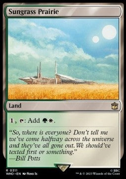 Sungrass Prairie⁣ - Universes Beyond: Doctor Who⁣ (Rare)⁣ [311]