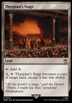 Thespian's Stage⁣ - Universes Beyond: Doctor Who⁣ (Rare)⁣ [323]